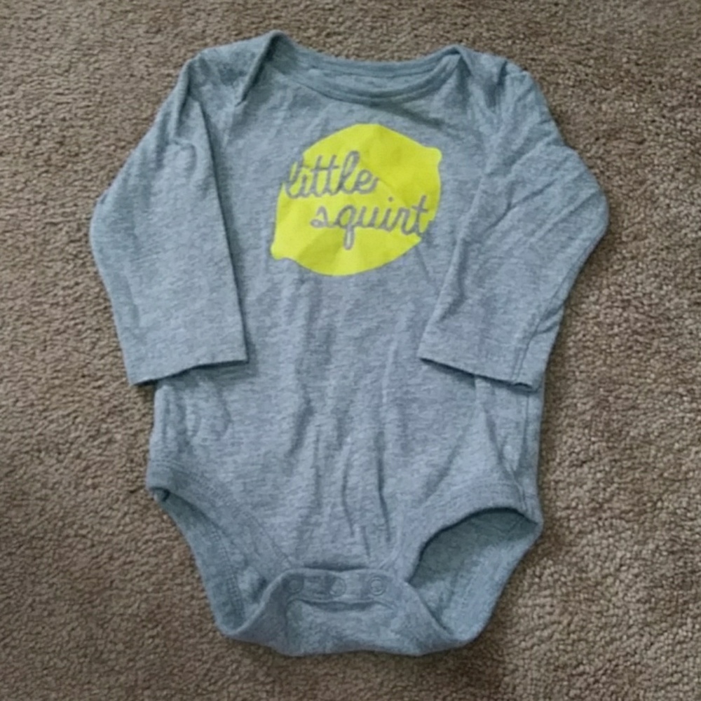 6 month onsie